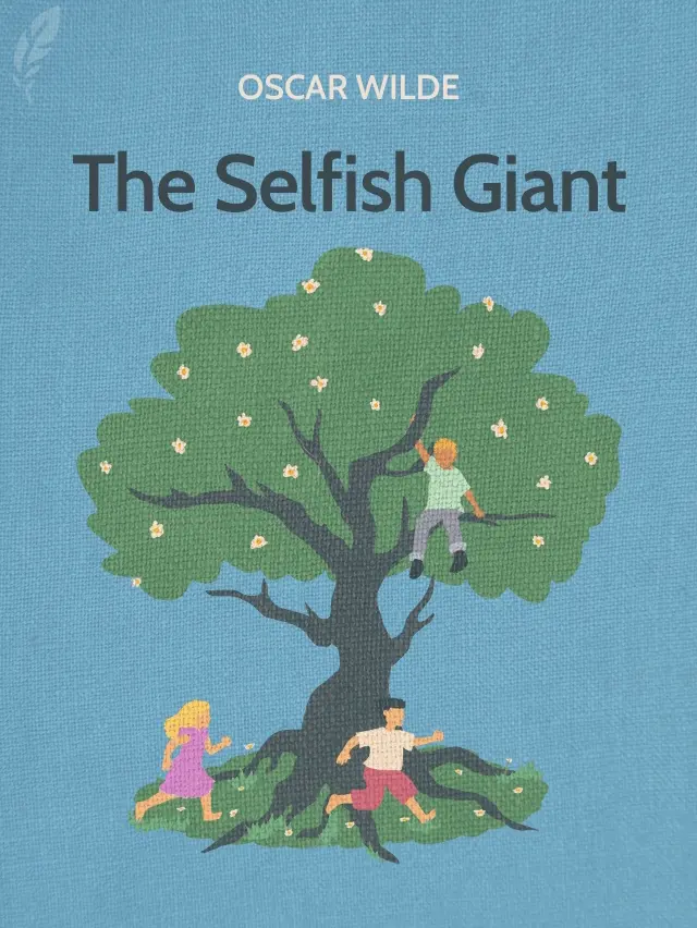Illustration for the Cover of the Book 'The Selfish Giant' by Oscar Wilde.