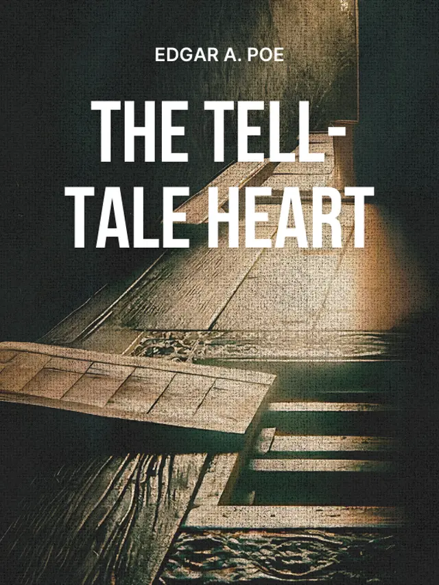 Illustration for the Cover of the Book 'The Tell-Tale Heart' by Edgar Allan Poe.