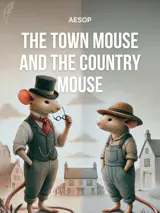 Cover of the book The Town Mouse and the Country Mouse by Aesop designed by Fabuly - a free classic audiobooks app.