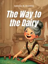 Cover of the book The Way to the Dairy by Saki, designed by Fabuly - a free classic audiobooks app.