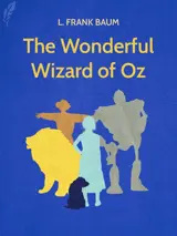Cover of the book The Wonderful Wizard of Oz by L. Frank Baum designed by Fabuly - a free classic audiobooks app.