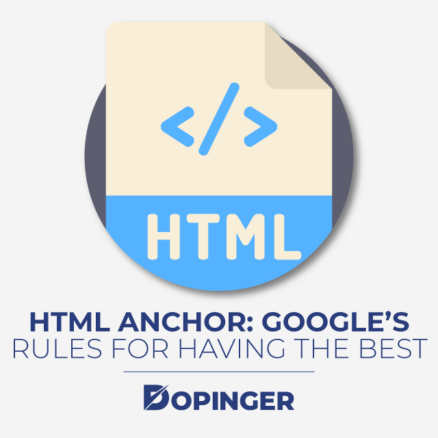 html anchor googles rules for having the best