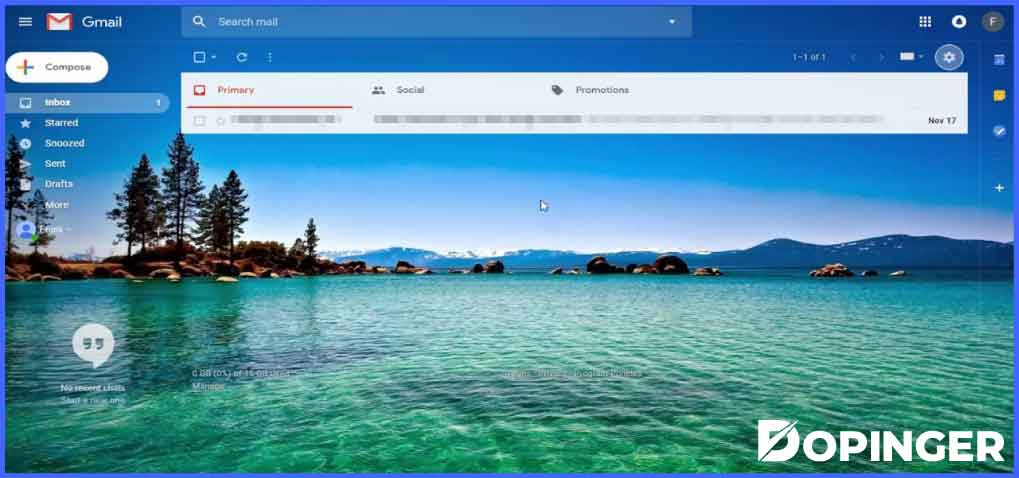 Change Gmail Background