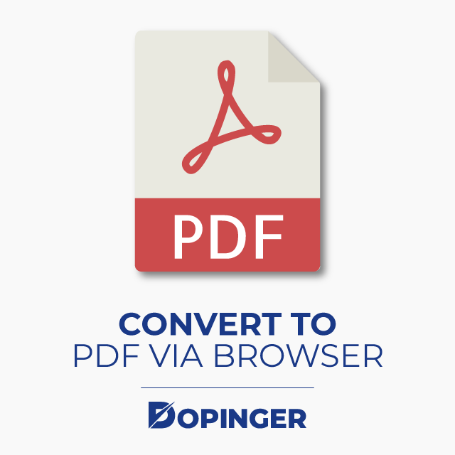 Convert to PDF via Browser