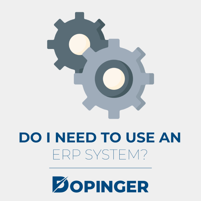 do i need to use an erp system