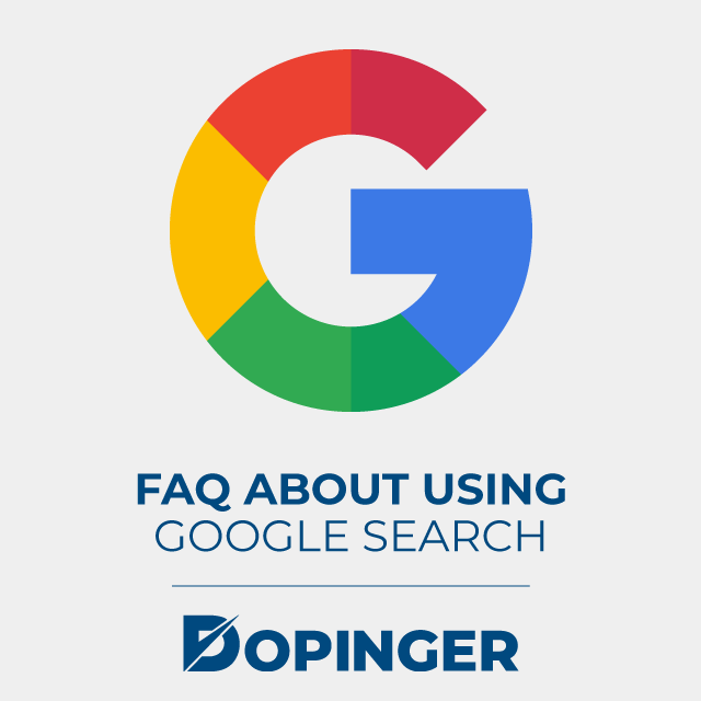 faq about using google search