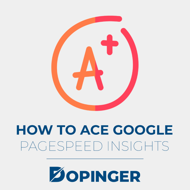 how to ace google pagespeed insights