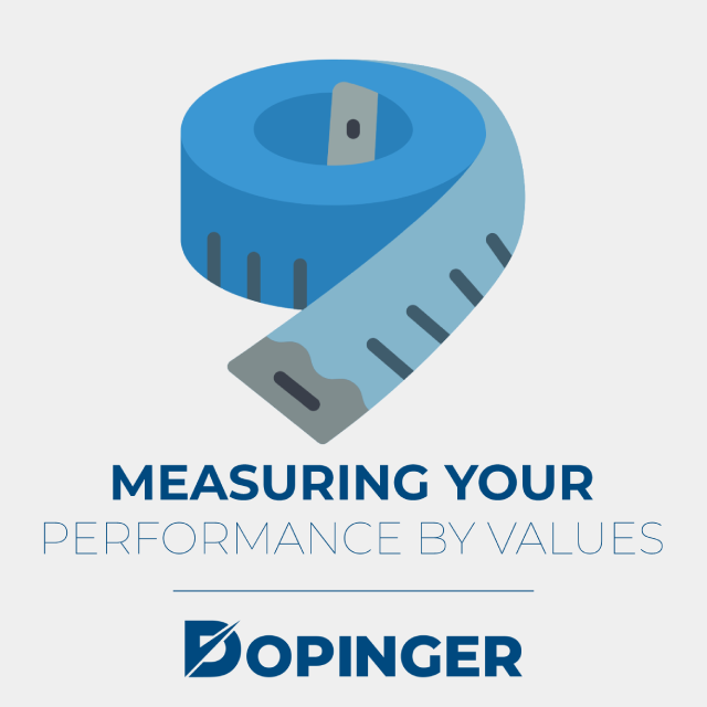 measuring your performance by values