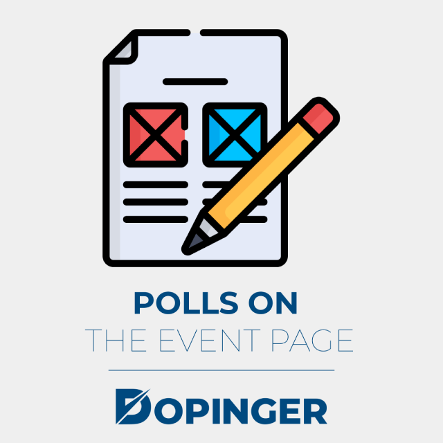 polls on the event page