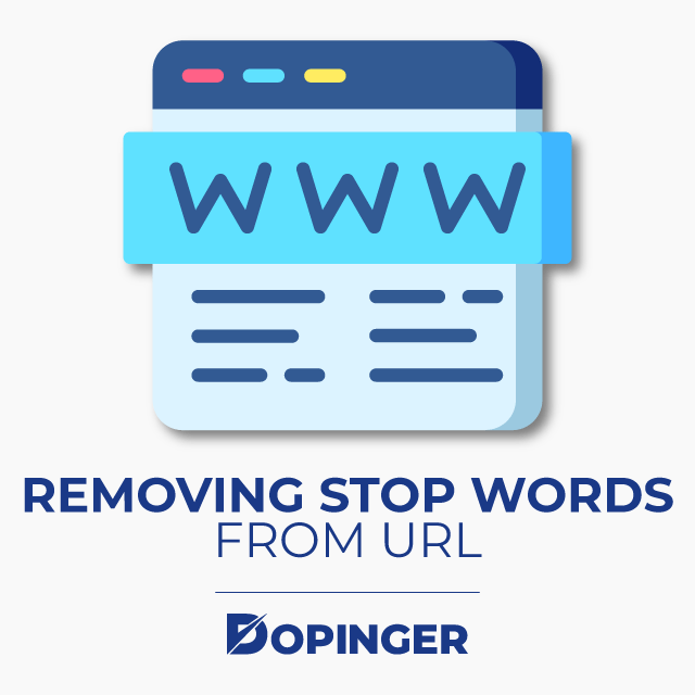 Removing Stop Words from URL