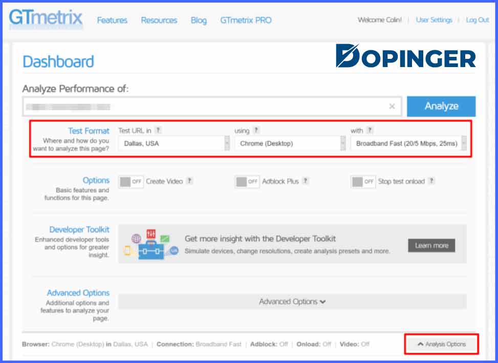 The Main Features of GTmetrix Speed Test