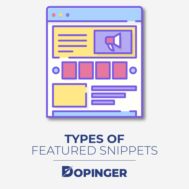 Types of Featured Snippets