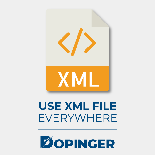 use xml file everywhere