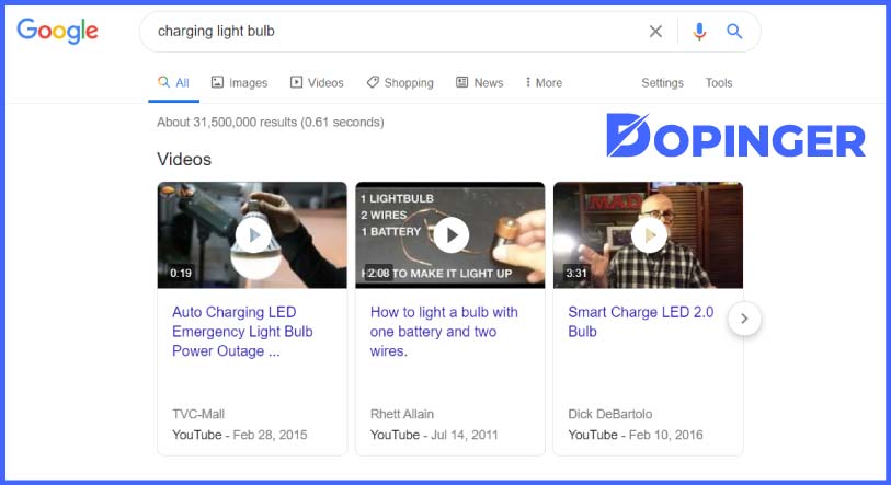 structured data for videos