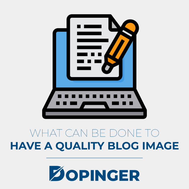 what can be done to have a quality blog image
