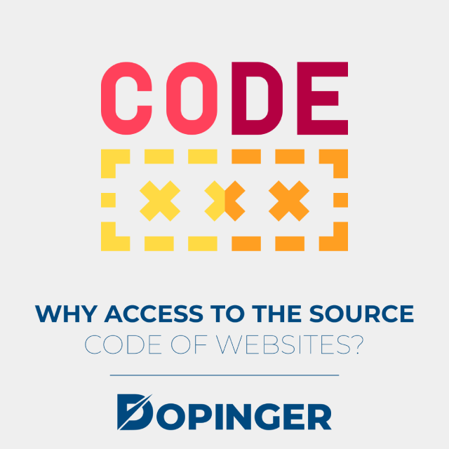why access to the source code of websites