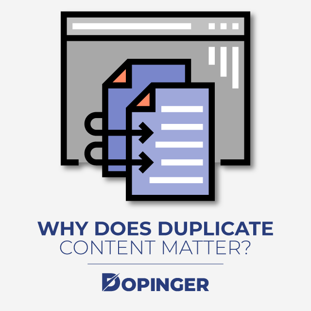 Why Does Duplicate Content Matter?