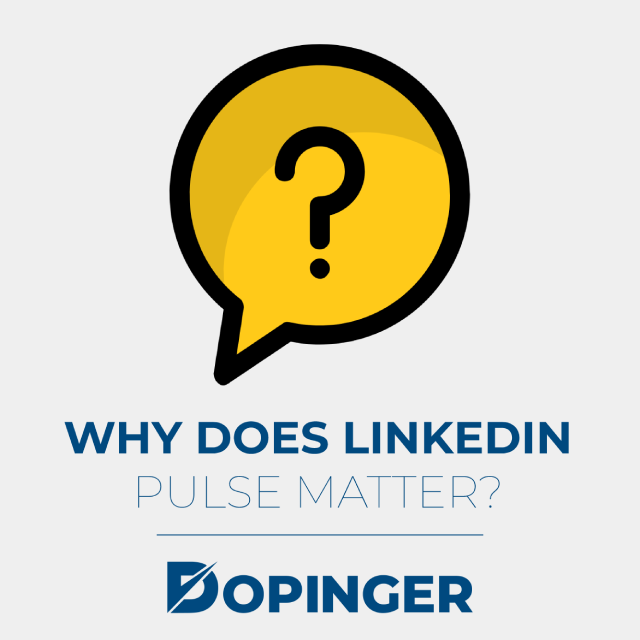 why does linkedin pulse matter