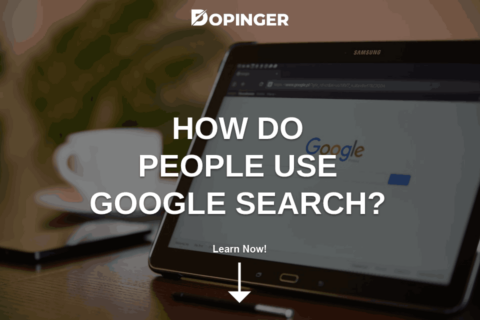 How Do People Use Google Search: User Behavior