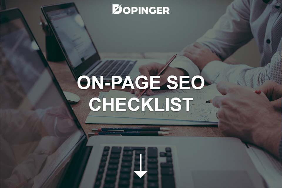 On-Page SEO Checklist