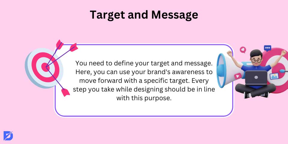 target and message for website designs