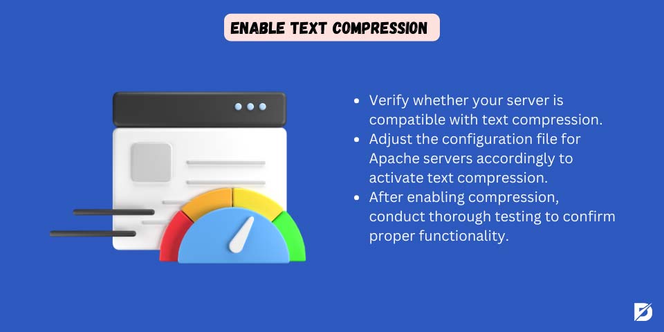 enable text compression