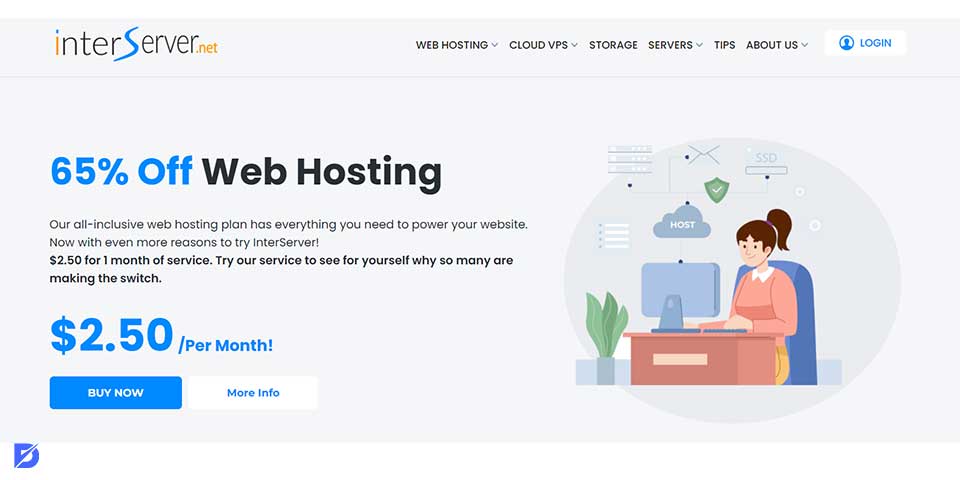 Interserver hosting service