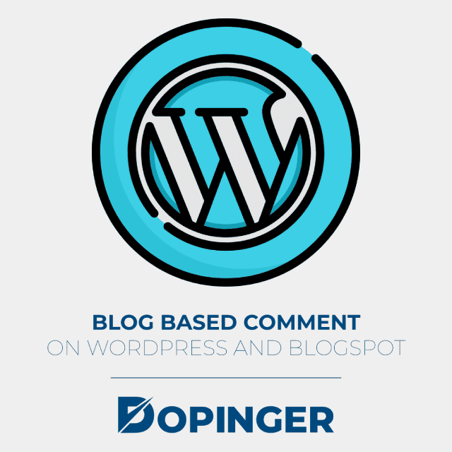 blog based comment on wordpress and blogspot