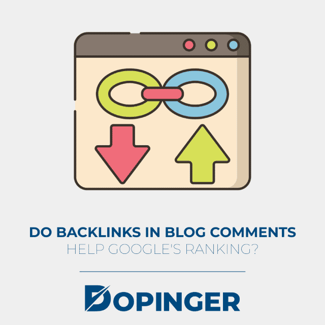 do backlinks in blog comments help googles ranking