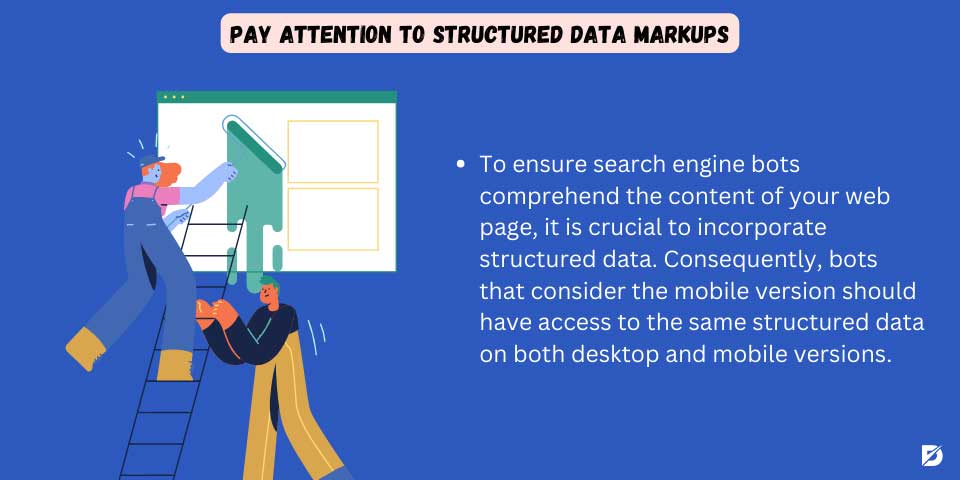 pay attention to structured data markups