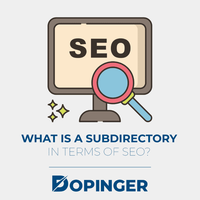 what is a subdirectory in terms of seo