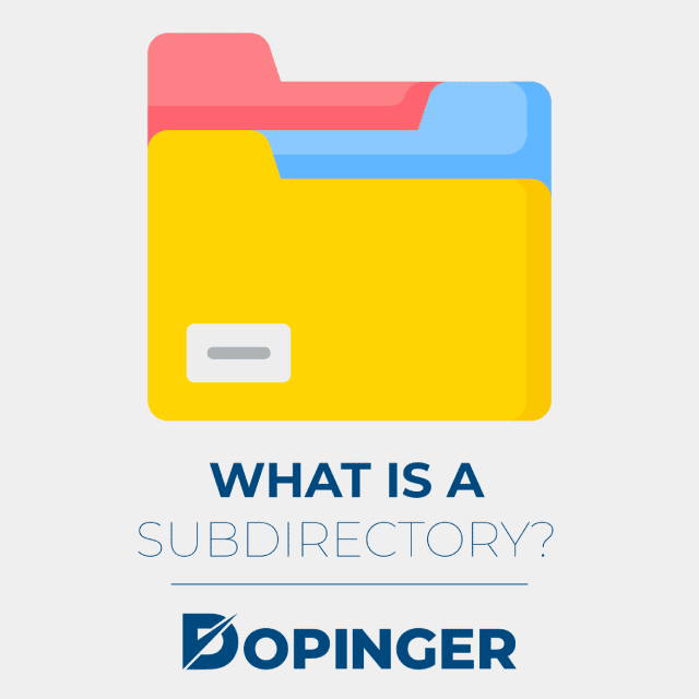 what is a subdirectory