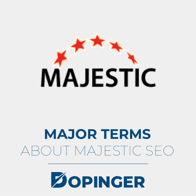 major terms about majestic seo