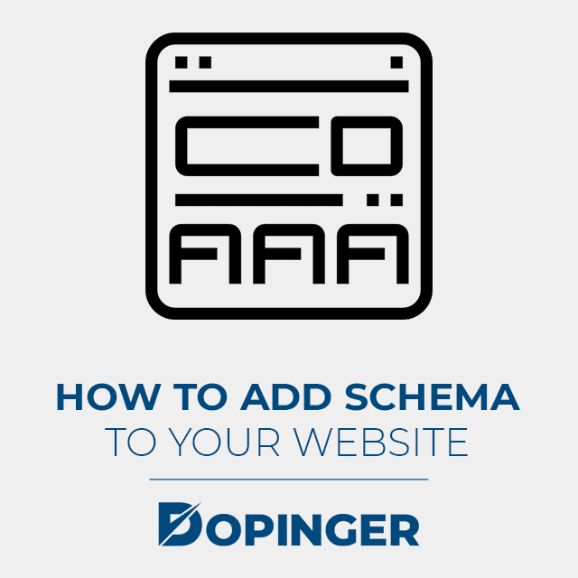 add schema to your website
