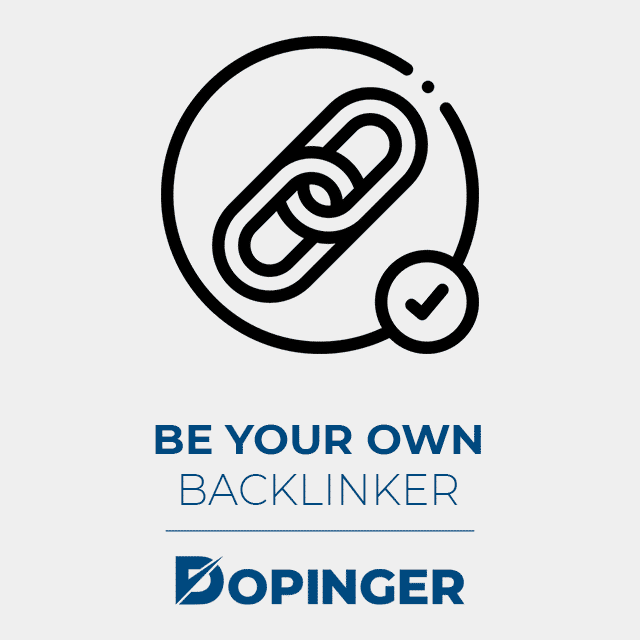 be your own backlinker