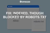 Indexed, Though Blocked by robots.txt