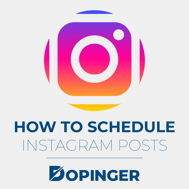 how to shedule instagram posts