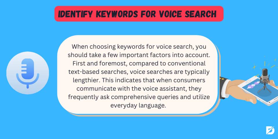 identify keywords for voice search