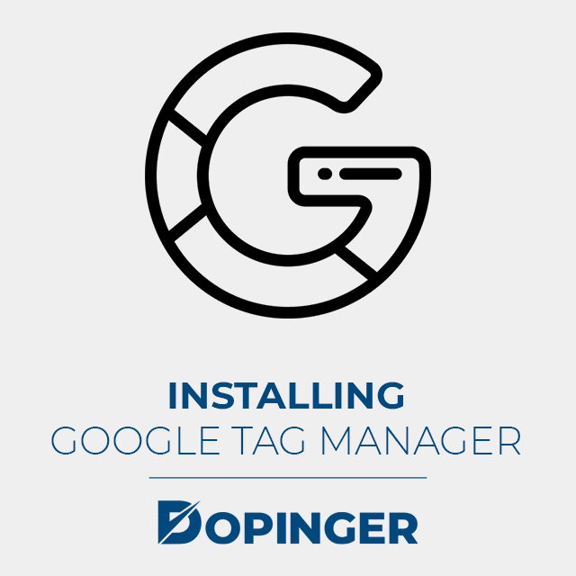 installing google tag manager