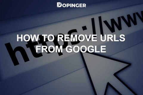 Removing URLs from Google