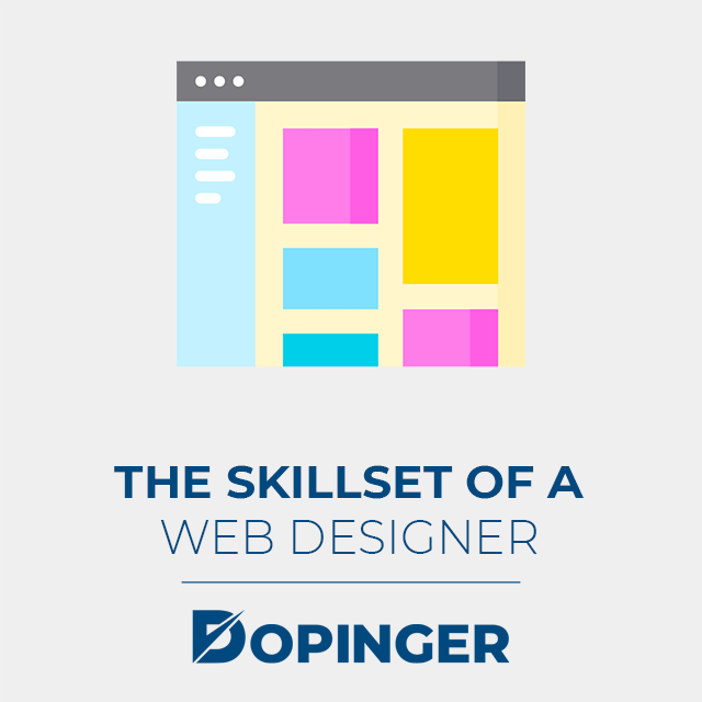 skillset of a web designer