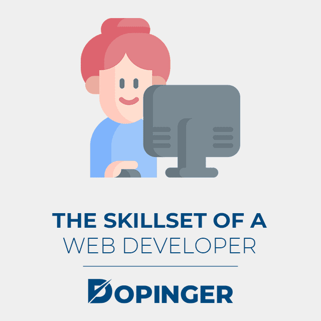skillset of a web developer