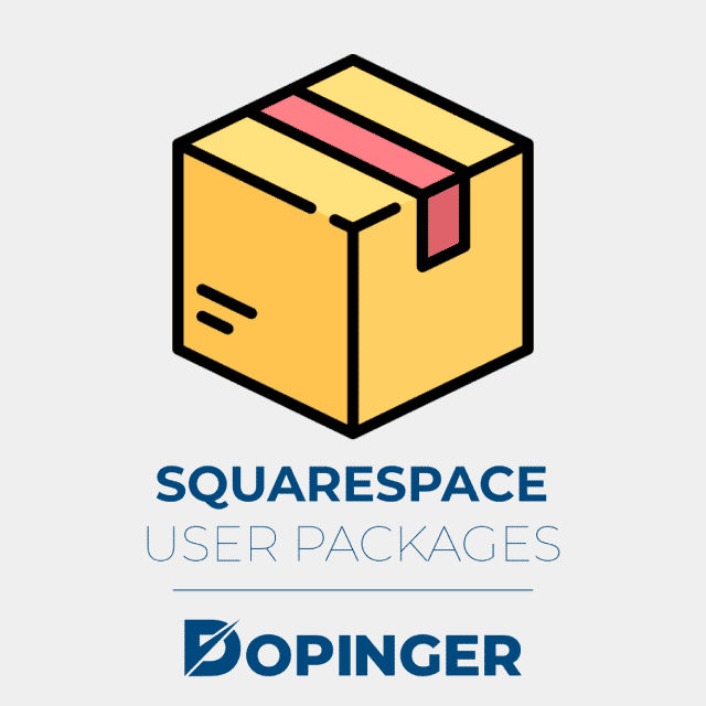 squarespace user packages