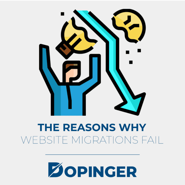 the reasons why website migrations fail