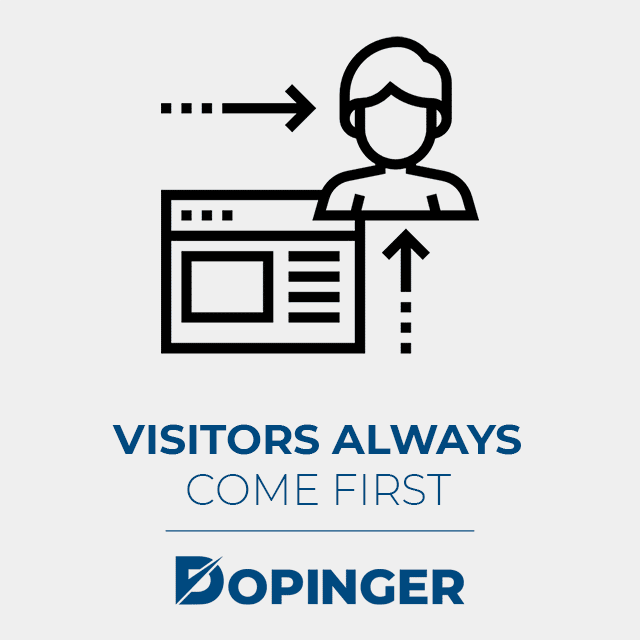 visitors come first on diy seo