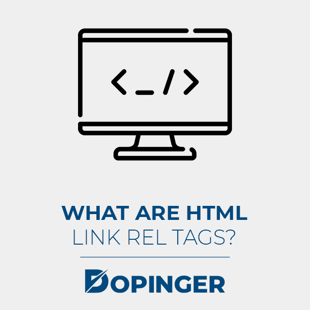 what are html link rel tags