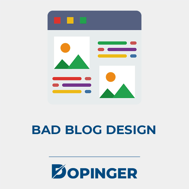 bad blog design