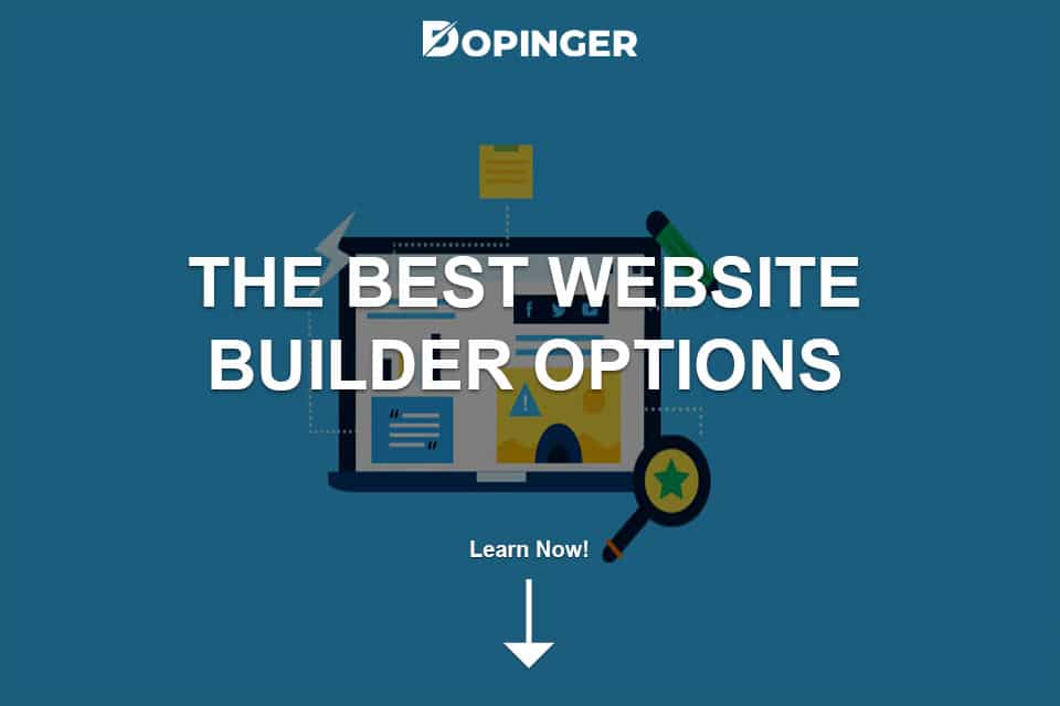 The Best site Builder Options 2021 Dopinger