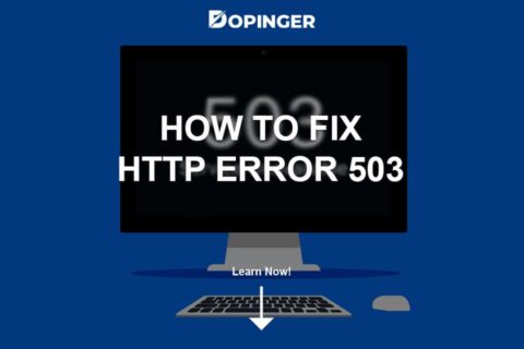 How to Fix HTTP Error 503