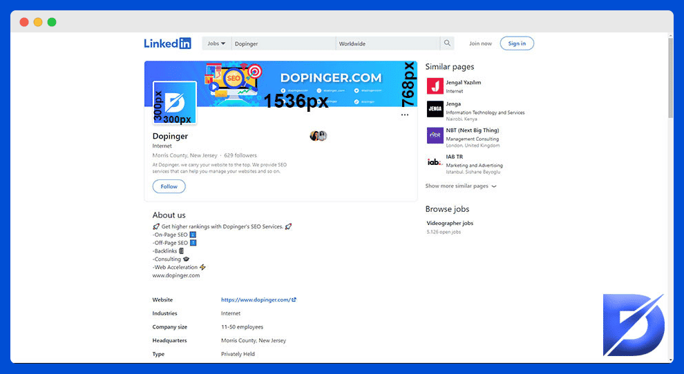 linkedin image sizes